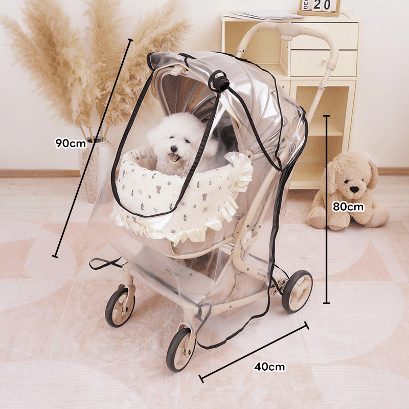 MILOU・ORION・KNIGHT専用】カート用レインカバー ダブルファスナーで