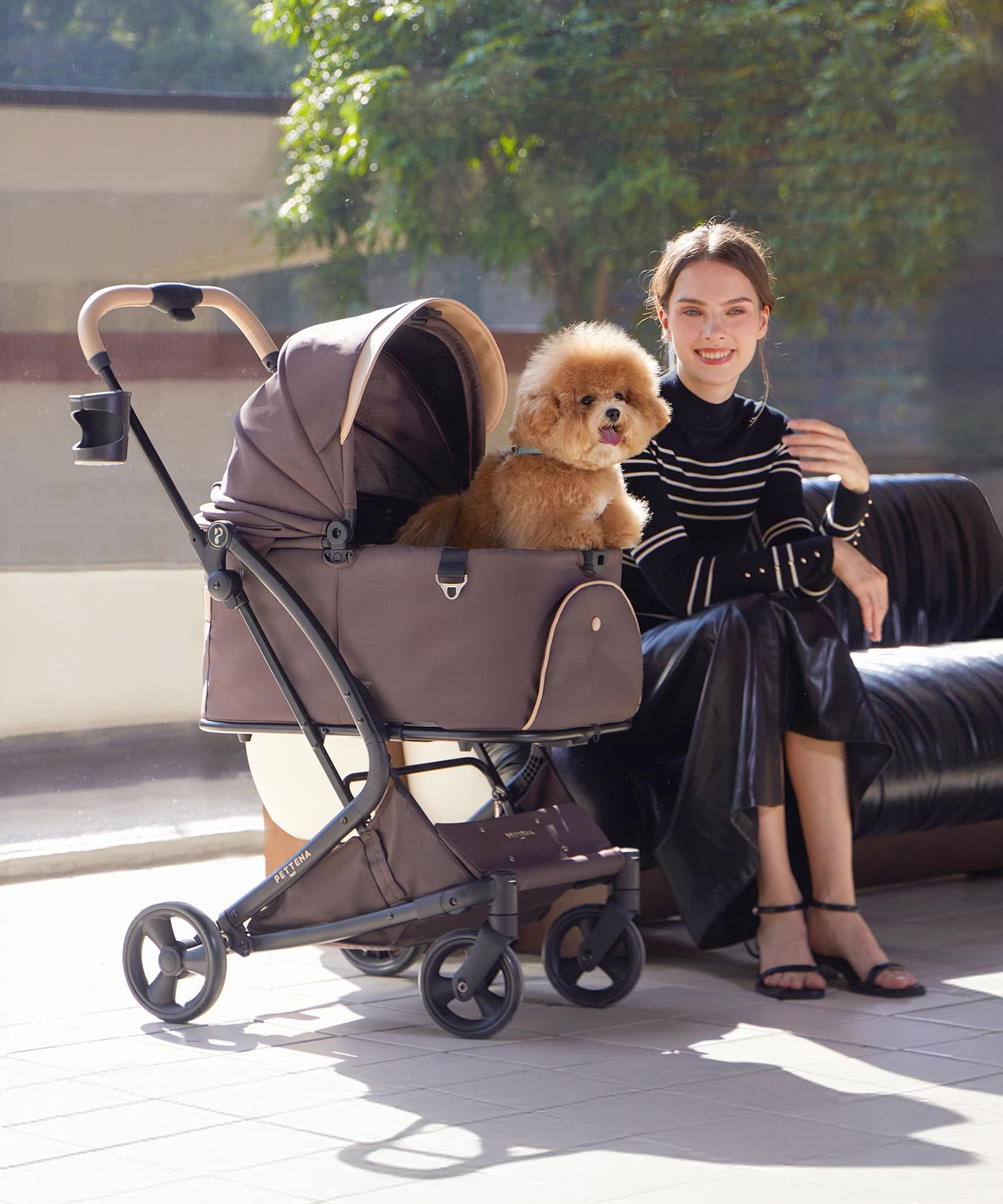 小型犬・中型犬用ペットカート｜電車・車移動に適した軽量折りたたみ