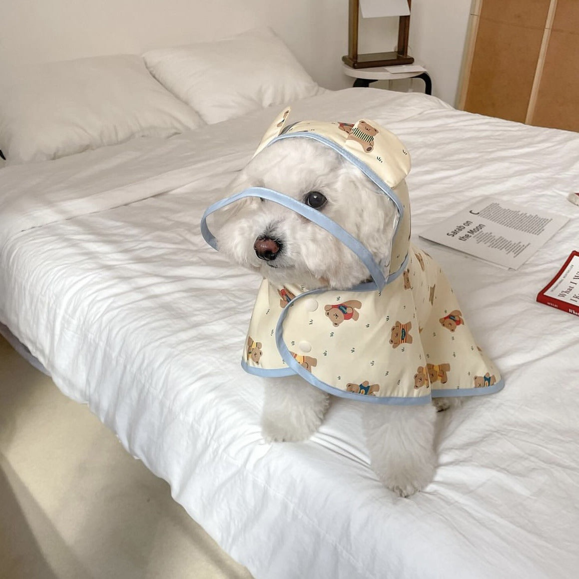 PETTENA Select 犬用防水フード付きキャラクターコート