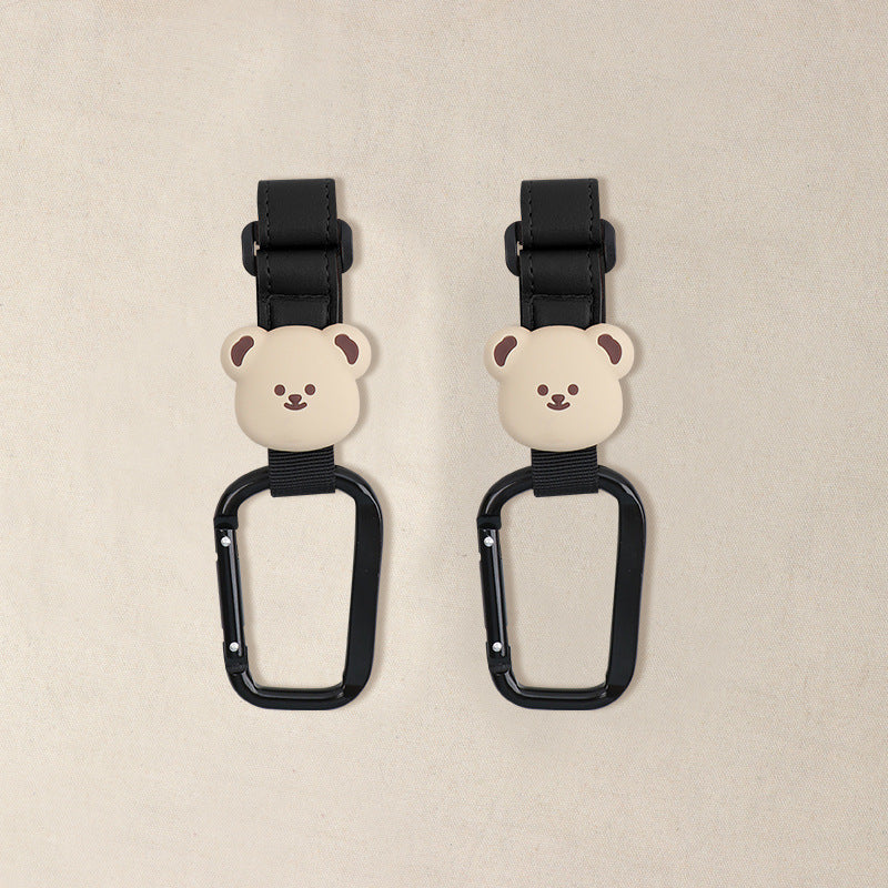 ［新作登場］冬のお出かけ準備！ペットカートフック 可愛らしい小動物デザイン