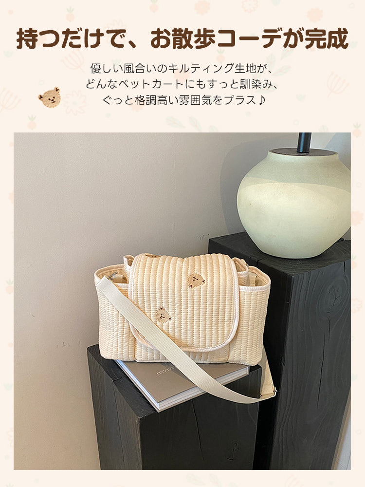 ［新作登場］冬のお出かけ準備！大容量オーガナイザーバッグ 斜め掛け可能