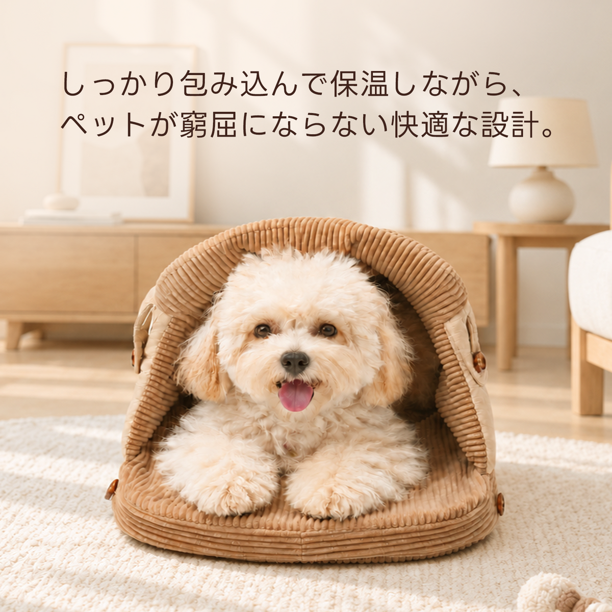 【予約販売期間限定20%OFF】PETTENA 2WAYヒーティングベッド NUKU