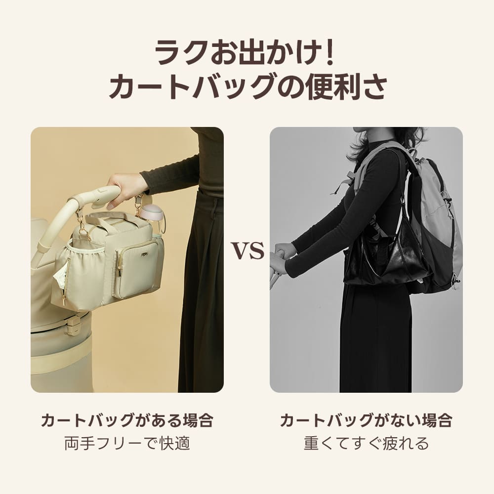 ペットカート オーガナイザー 撥水 軽量 犬用 収納バッグ 取り付け簡単