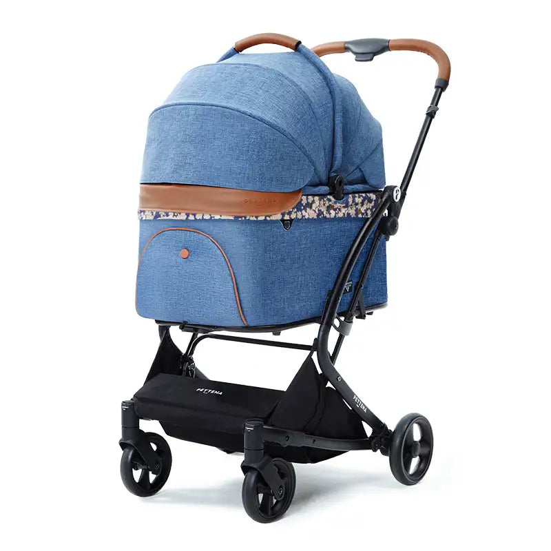 ワンタッチで全部折りたためる分離型ペットカート - PETTENA MILOU