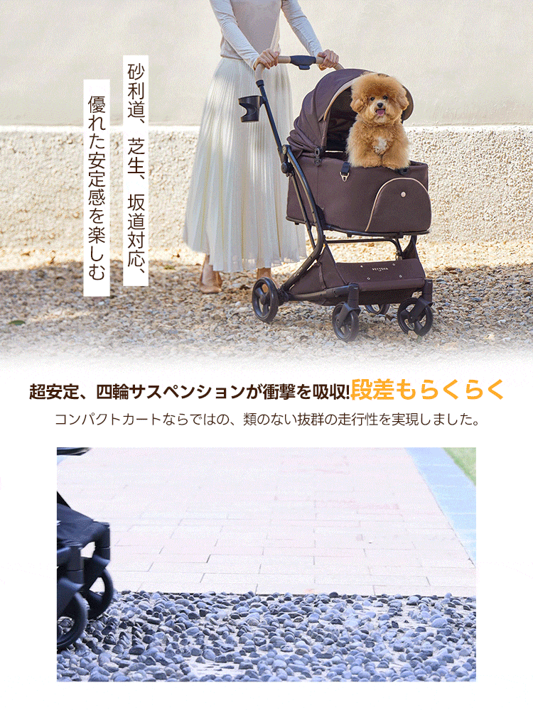 電車OKの最上級型番 - PETTENA MILOU Small Size