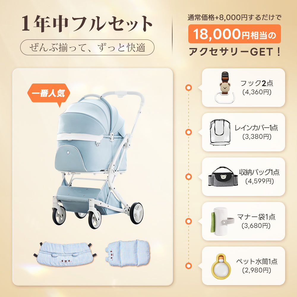 PETTENA MILOU｜特許取得済み、コットごと1秒で折りたためるペットカート