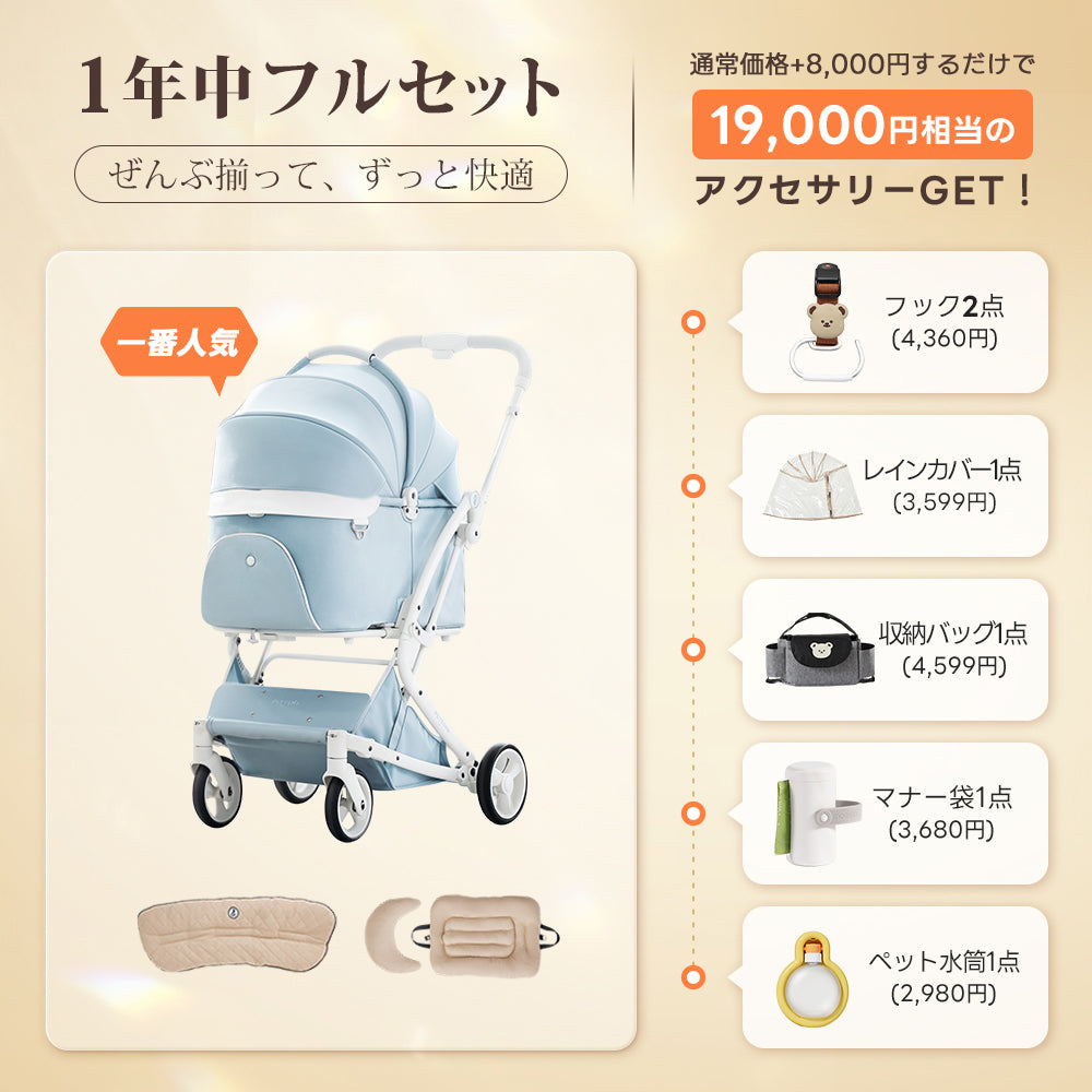 PETTENA MILOU｜特許取得済み、コットごと1秒で折りたためるペットカート