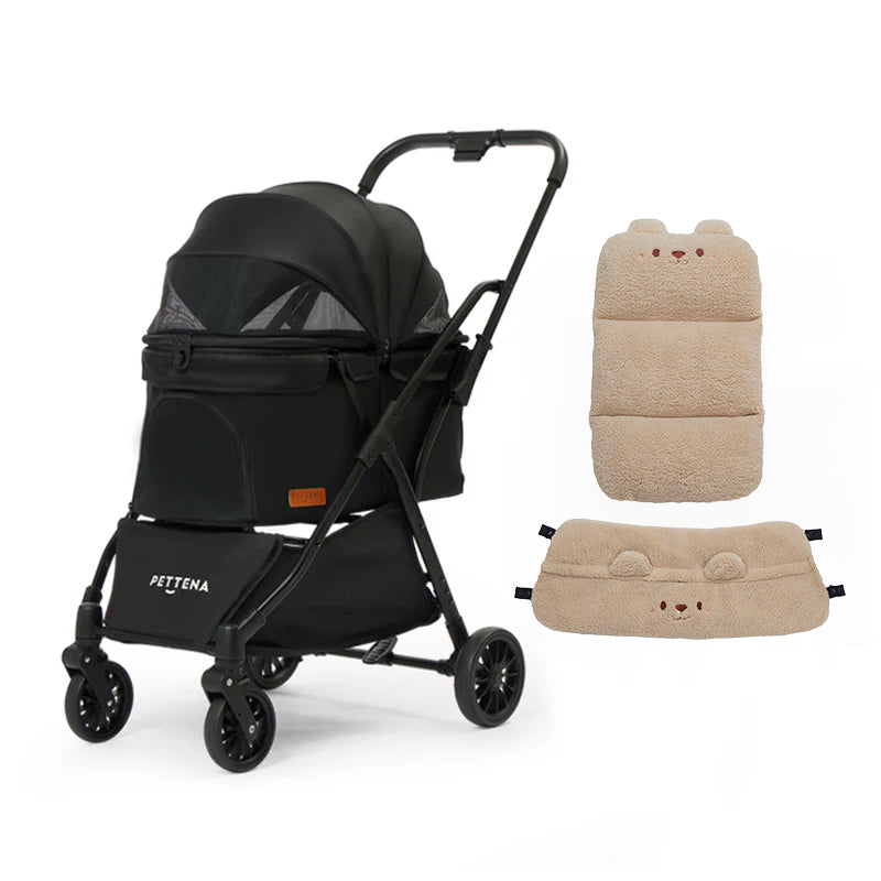 ワンタッチ折りたたみ式軽量一体型ペットカート- NEWTON