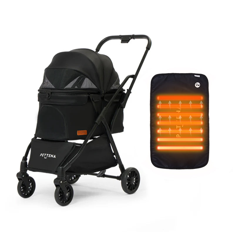 ペットカートNEWTON + ホットカーペット