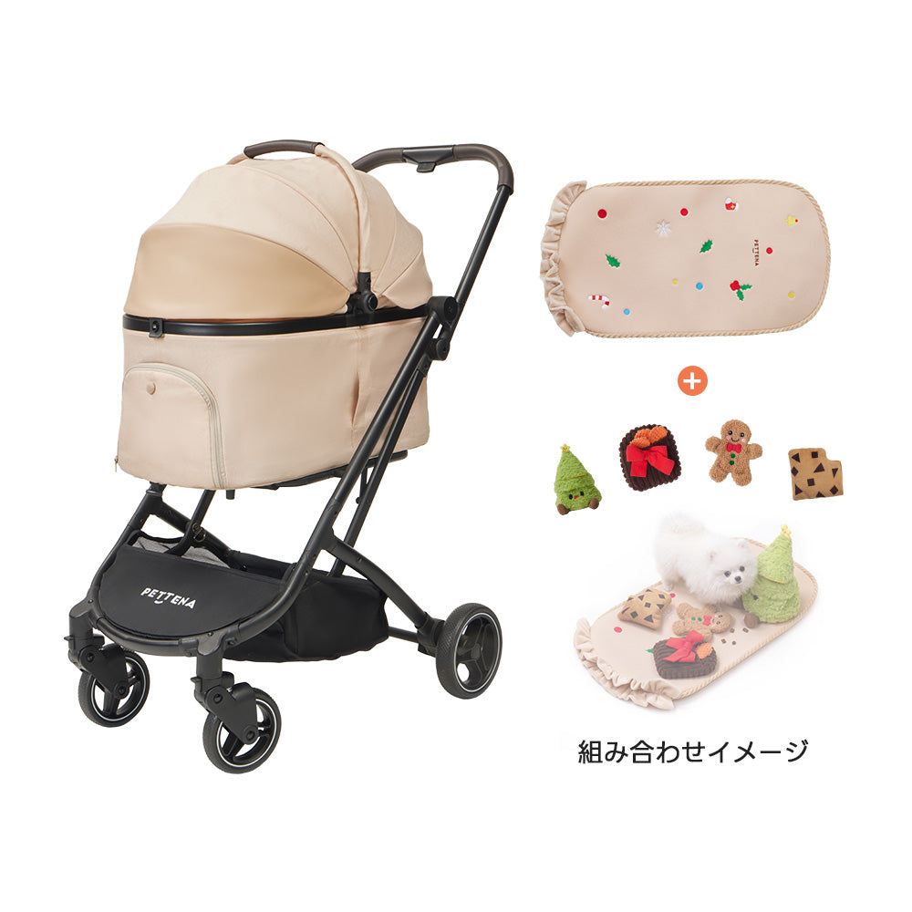 PETTENA ORION | 【2026最新進化】コット着脱不要！2ステップで簡単折りたたみの多機能ペットカート