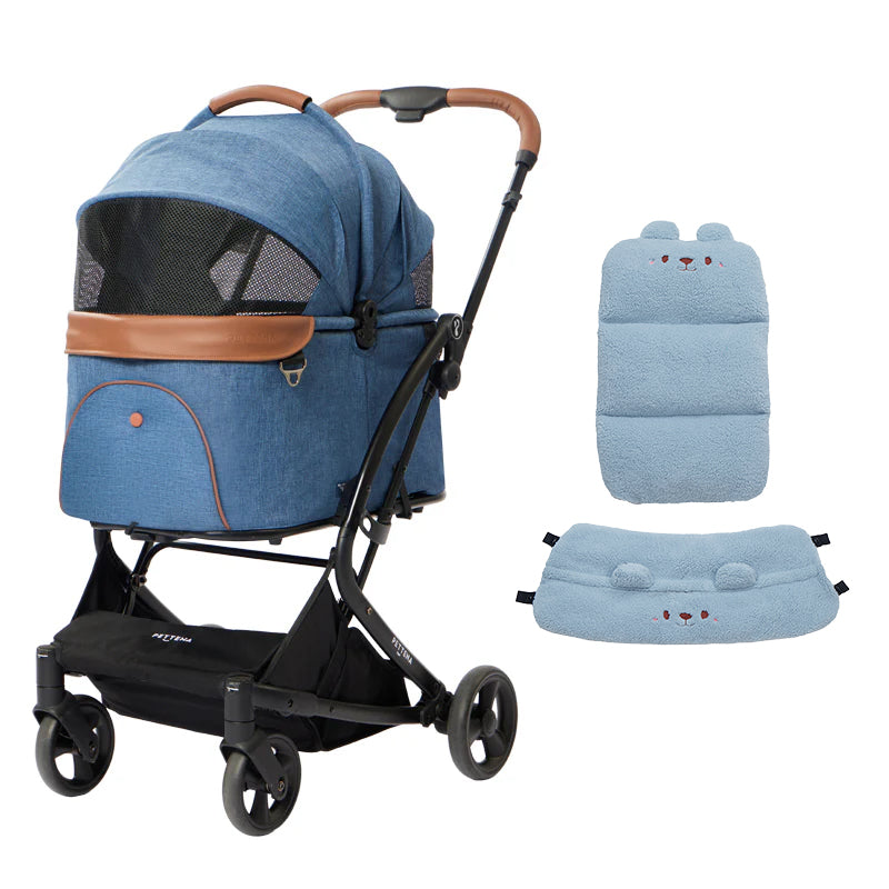 業界初】ワンタッチ全収納 軽量分離式ペットカート MILOU｜キャリー