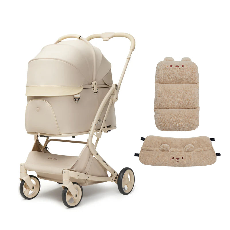 業界初】ワンタッチ全収納 軽量分離式ペットカート MILOU｜キャリー