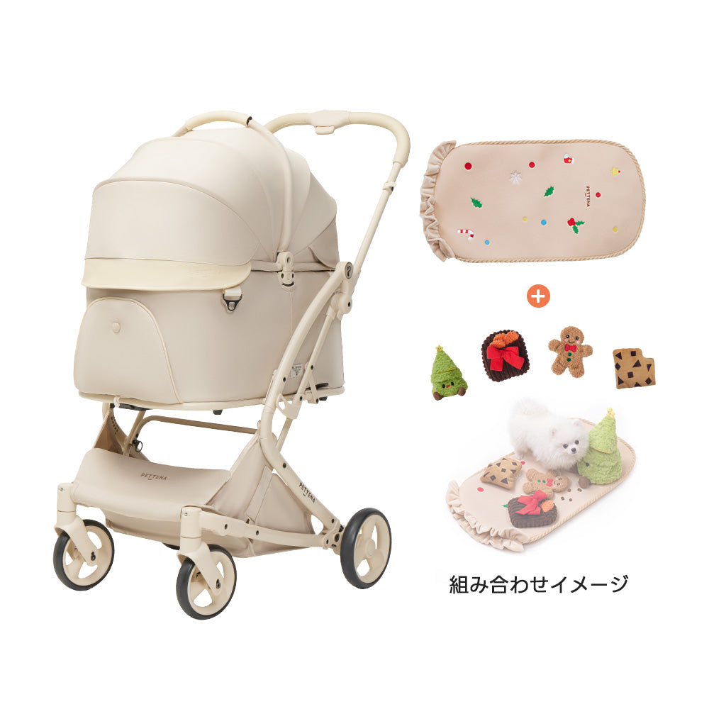 ワンタッチで全部折りたためる分離型ペットカート - PETTENA MILOU