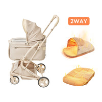 ペットカート MILOU Small Size + ヒーティングベッド 2点セット