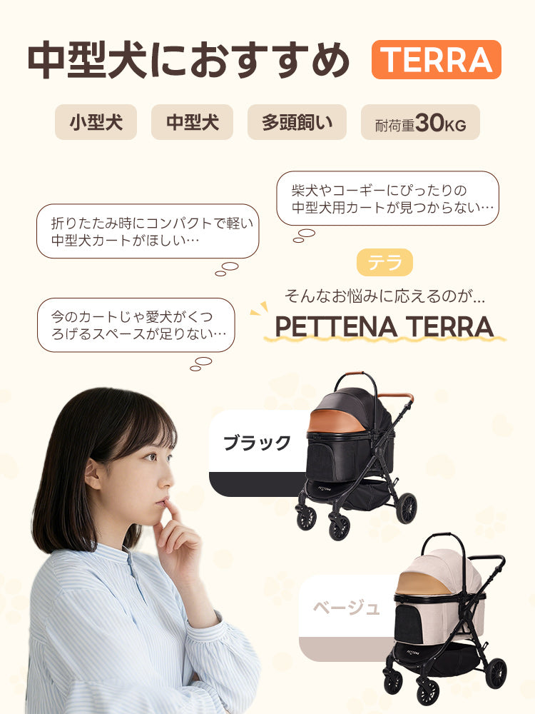 PETTENA 中型犬・多頭飼いに設計された-TERRA