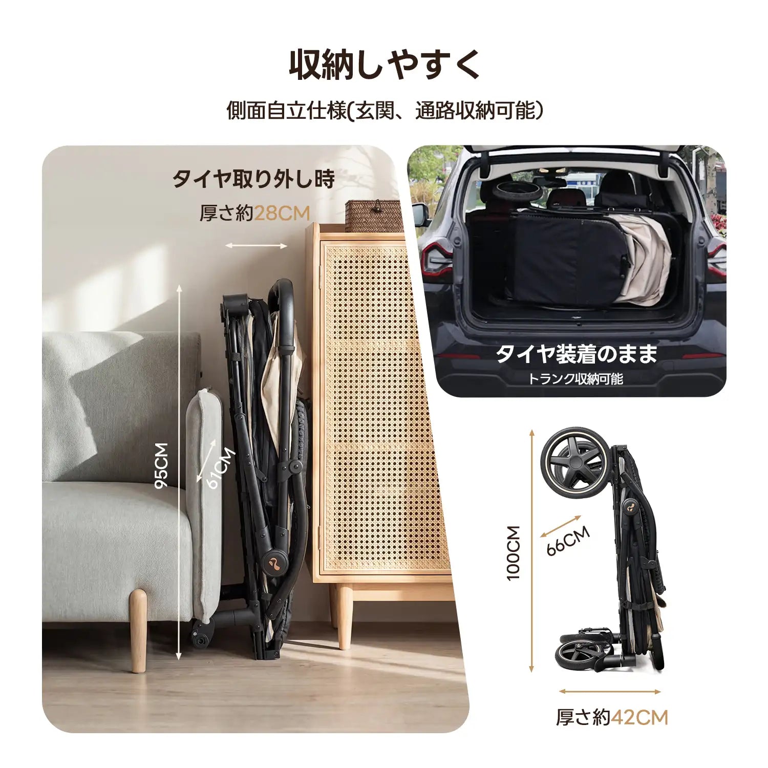 大型犬用ペットカート PETTENA TITAN | 耐荷重55kg・低床設計
