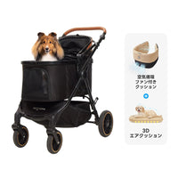 中型犬に設計された最軽量 折りたたみ式分離型ペットカート - PETTENA TERRA