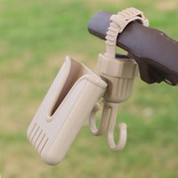 ［新作登場］冬のお出かけ準備！PETTENA ペットカート用 スマホホルダー スマホ＆フック2in1