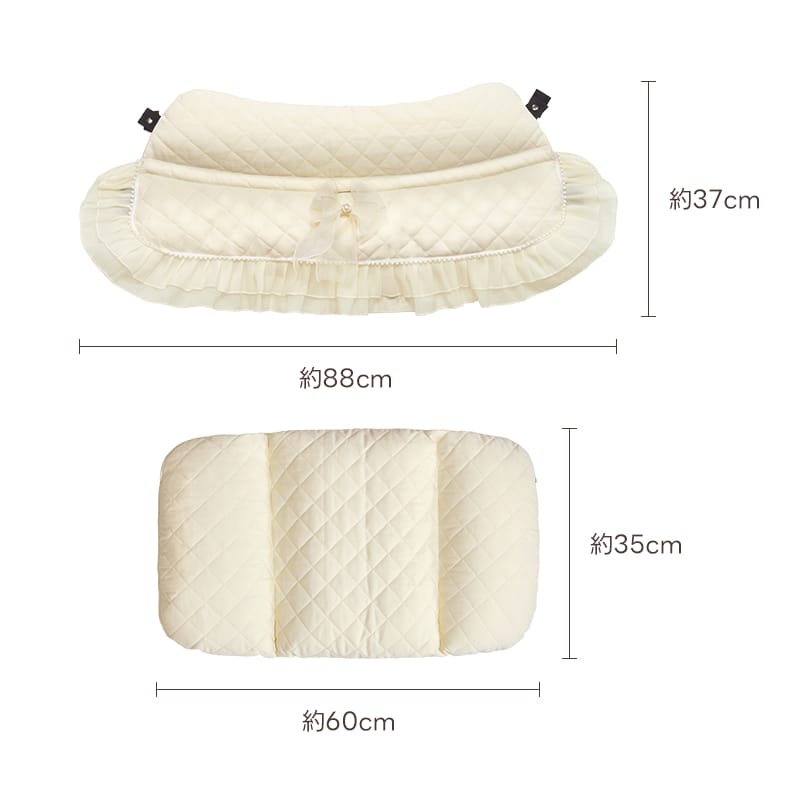 ペットカート用 クッション セット リバーシブル - PETTENA