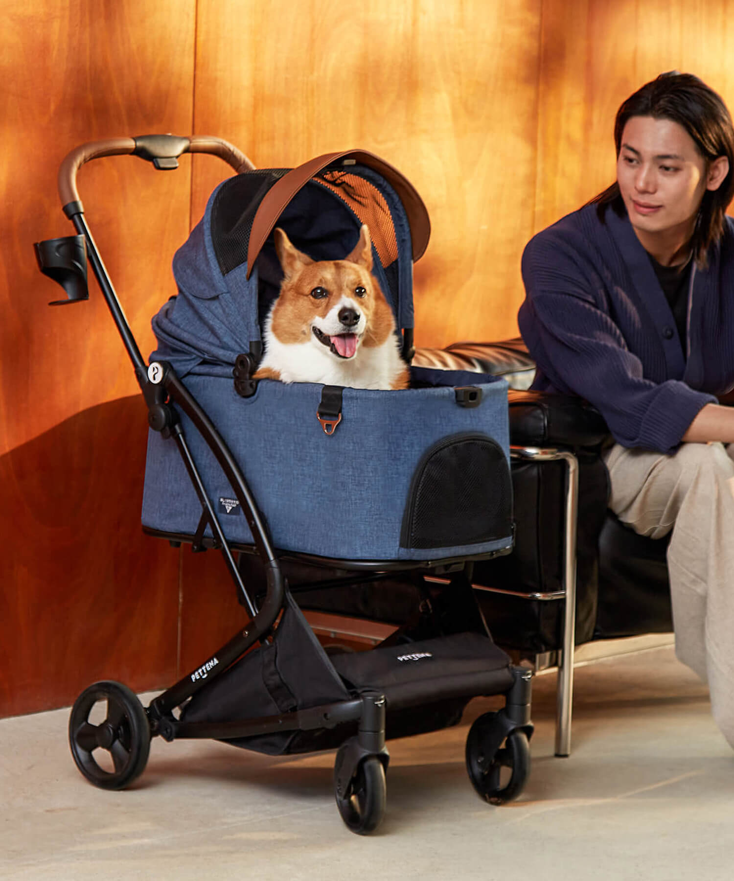 軽量・コンパクト折りたたみペットカート｜小型犬・猫用バギー