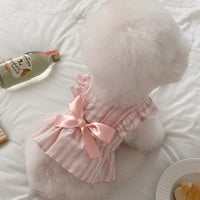 PETTENA Select 犬用 可愛いフリル袖 ワンピース