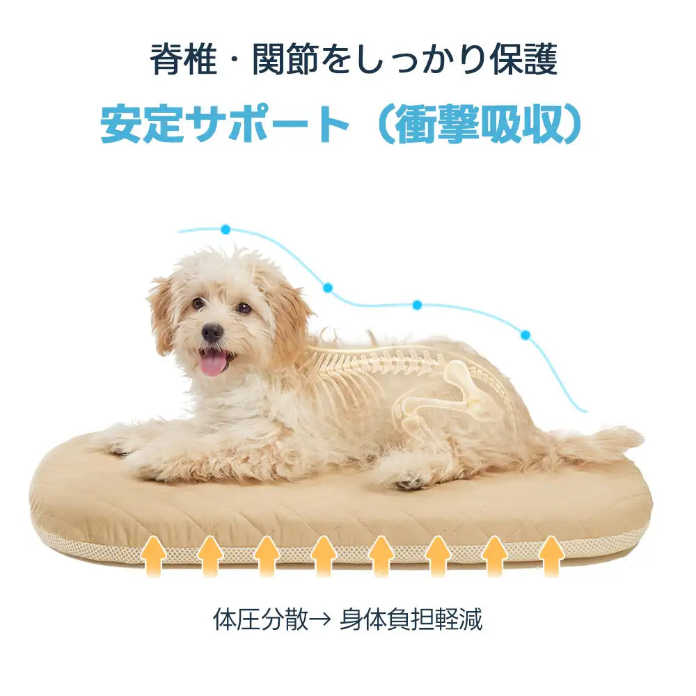 ペットカート用 3Dエアクッション｜体圧分散・丸洗い可・通気性抜群