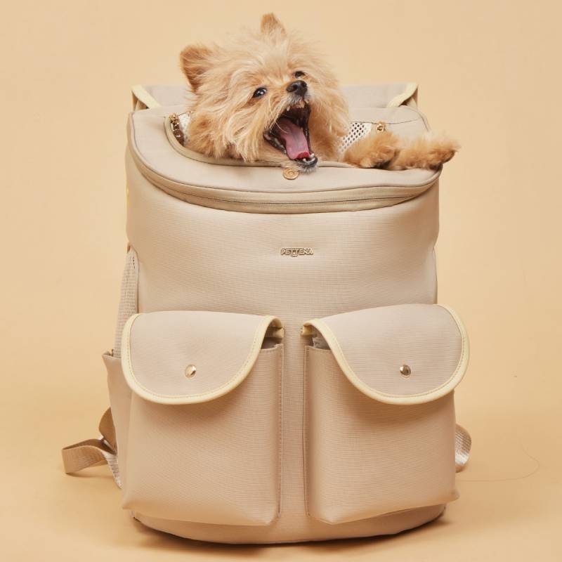 【期間限定】PETTENA 犬 リュック 小型犬 負担軽減 あごのせパッド付き PETTENA女性のためにペットリュック-HIYORI
