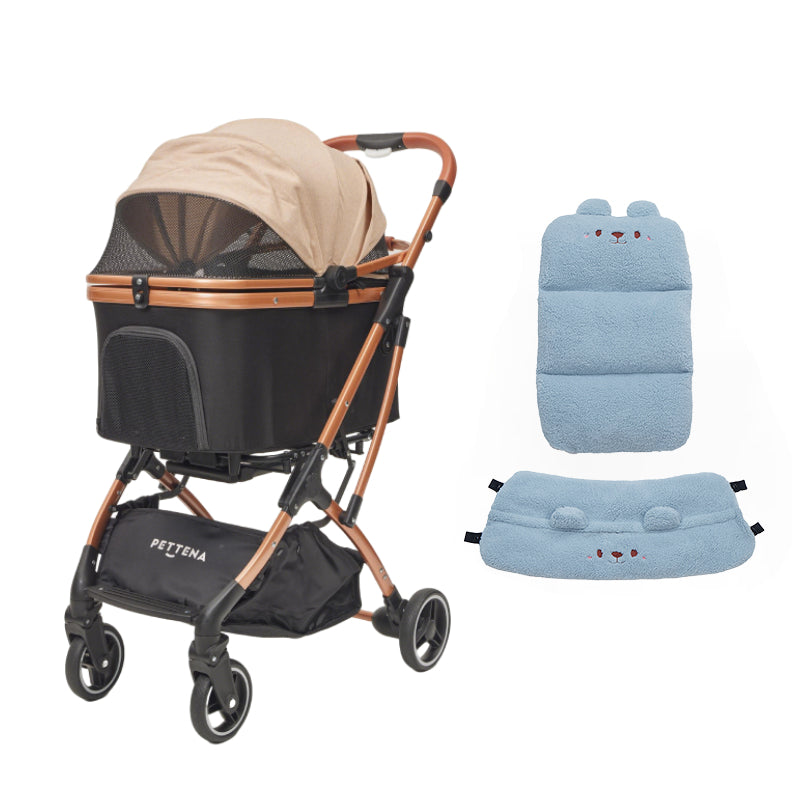コスパ最強4WAY】KNIGHTペットカート｜多頭飼い・小型犬・中型犬に快適