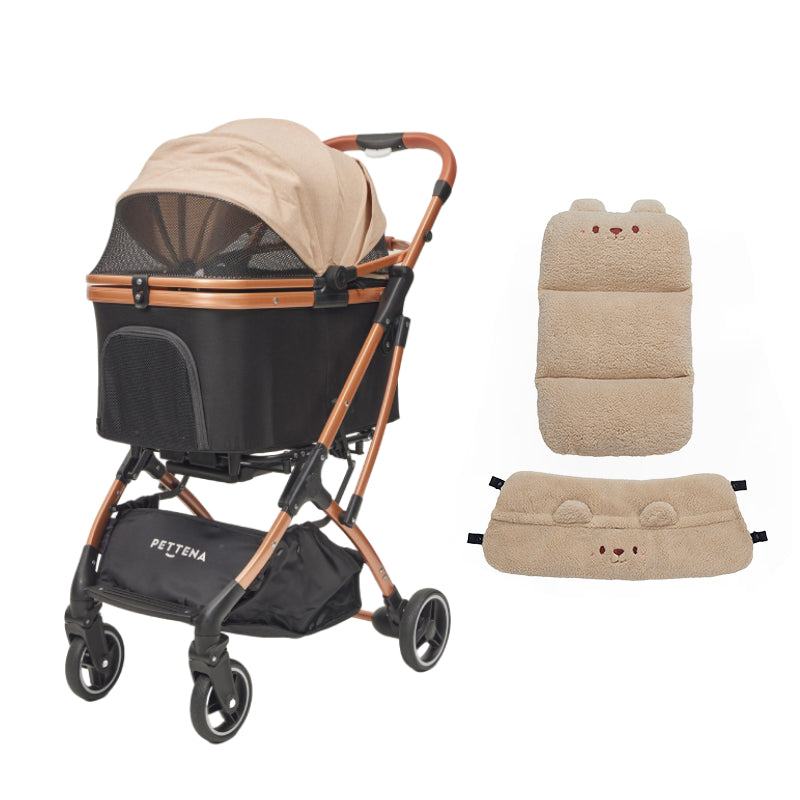 コスパ最強4WAY】KNIGHTペットカート｜多頭飼い・小型犬・中型犬に快適