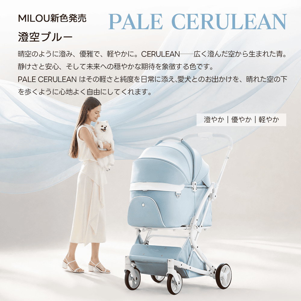 【新色登場】澄空ブルー 最上級型番 - PETTENA MILOU