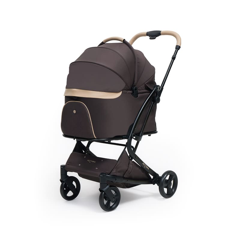 ワンタッチ折りたたみMILOUペットカート｜上級者向け高機能＆小型