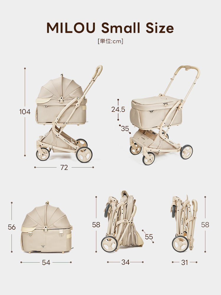 【SNS限定・獣医師推奨】PETTENA MILOU Small Size - 電車OKの最上級型番