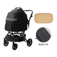 【SNS限定】PETTENA ARGO - 中型犬用ペットカート 「X-FOLD」折りたたみ 耐荷重30kg