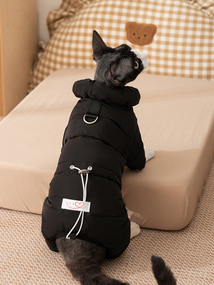 PETTENA ペット服 ダウンジャケット 四脚タイプ