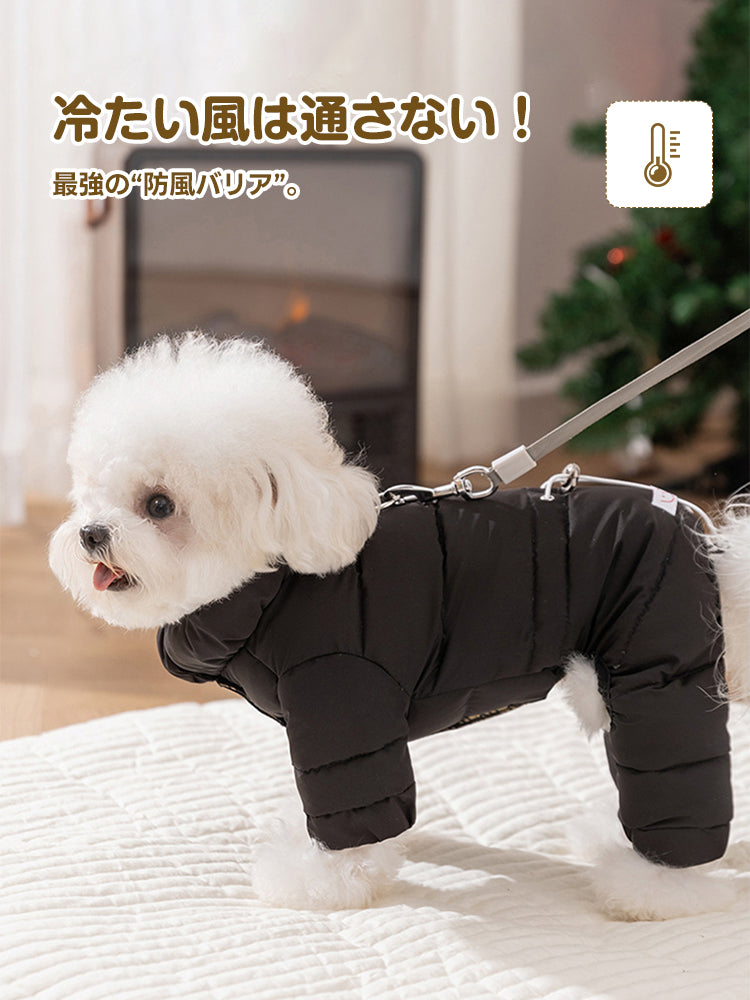 PETTENA ペット服 ダウンジャケット 四脚タイプ