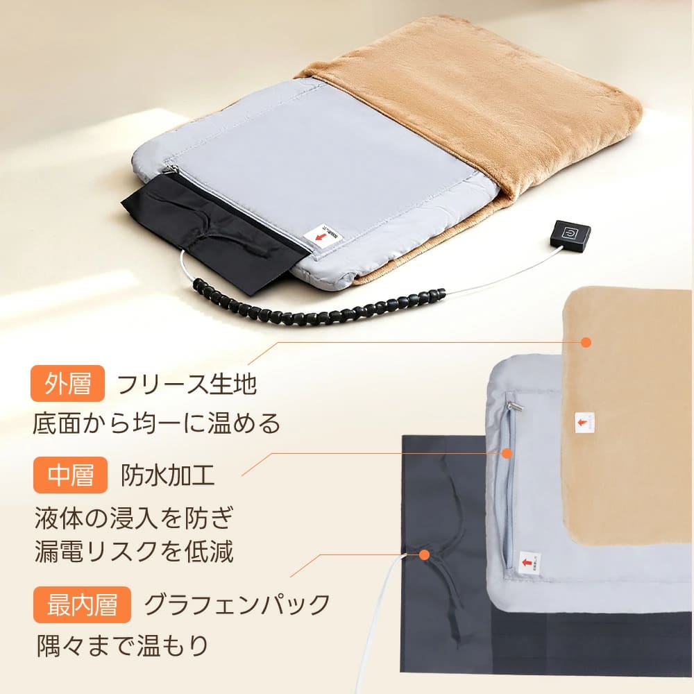 PETTENA ペットヒータークッション