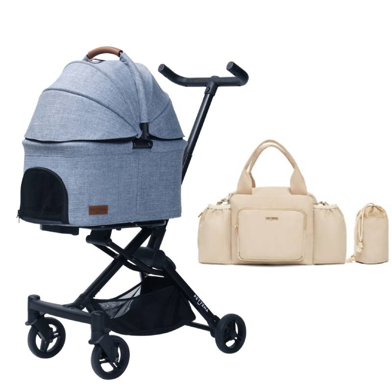 軽量・分離式ペットカート｜A4サイズに折りたためる超コンパクト｜小型