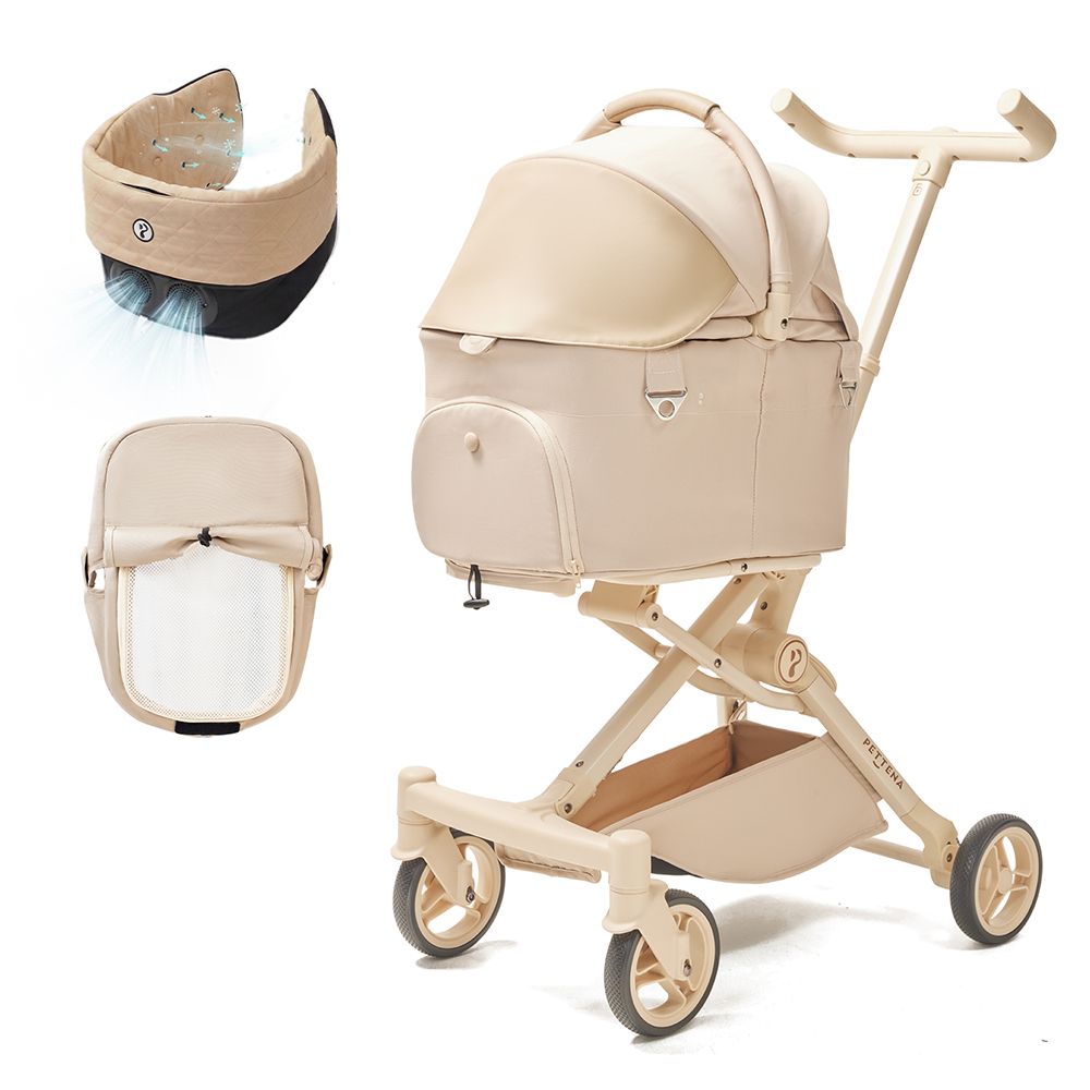 【SNS限定】PETTENA PETITE PRO - 超軽量＆電車対応 分離型ペットカート