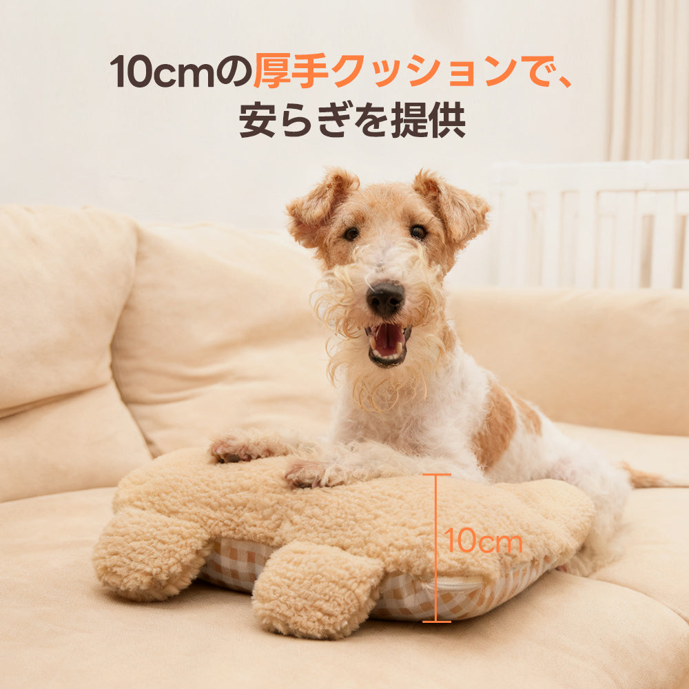 ［新作登場］ふわふわ保温の可愛いベアクッション2点セット