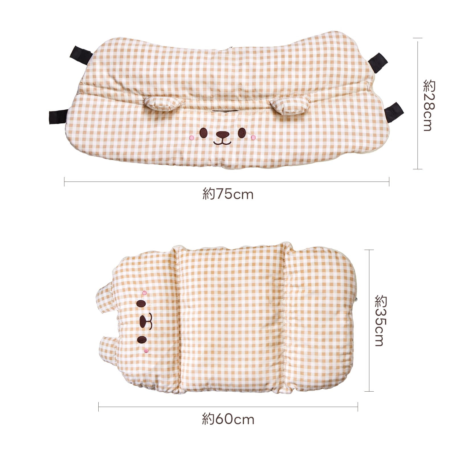 PETTENA夏用冷感クッション2点セット！ペットの体型に合わせた快適サイズで、暑い夏も涼しく過ごせる冷感クッション、ペットの安眠をサポート！