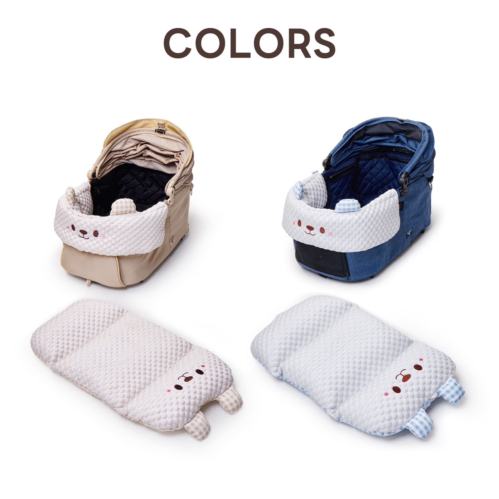 PETTENA夏用冷感クッション2点セットきれいなCOLORS登場！暑い夏もペットに快適冷感を提供。きれいなカラーでおしゃれに演出し、ペットの休憩空間を楽しく変身させる！