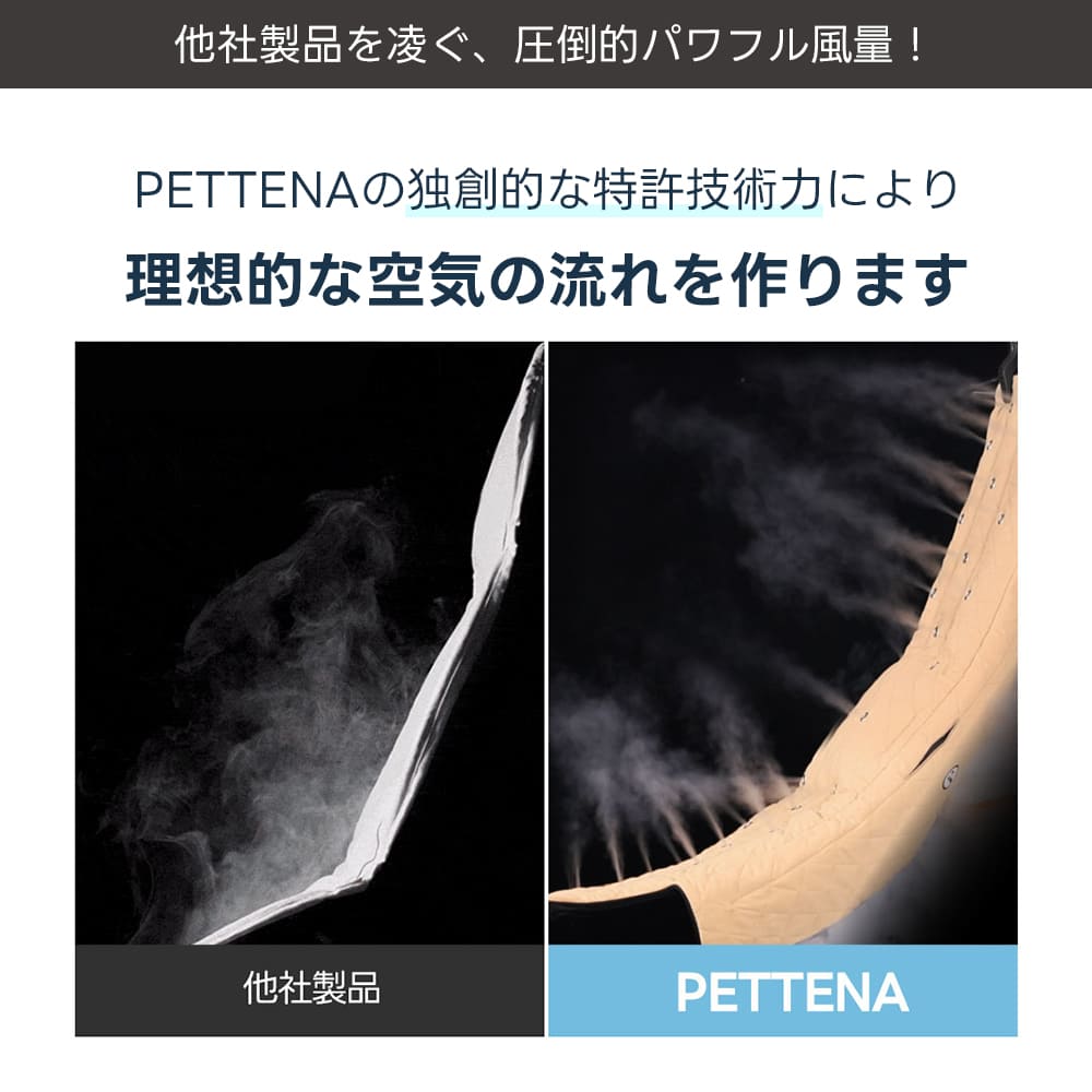 ペットカート ファンクッション（空気循環 ニオイ対策 静音設計）- PETTENA