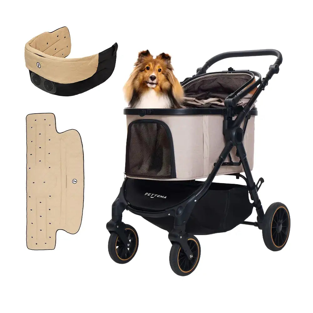 期間限定セール】TERRAペットカート｜中型犬・多頭飼い向け最軽量10kg