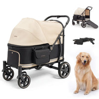 大型犬用ペットカート PETTENA TITAN | 耐荷重55kg・低床設計