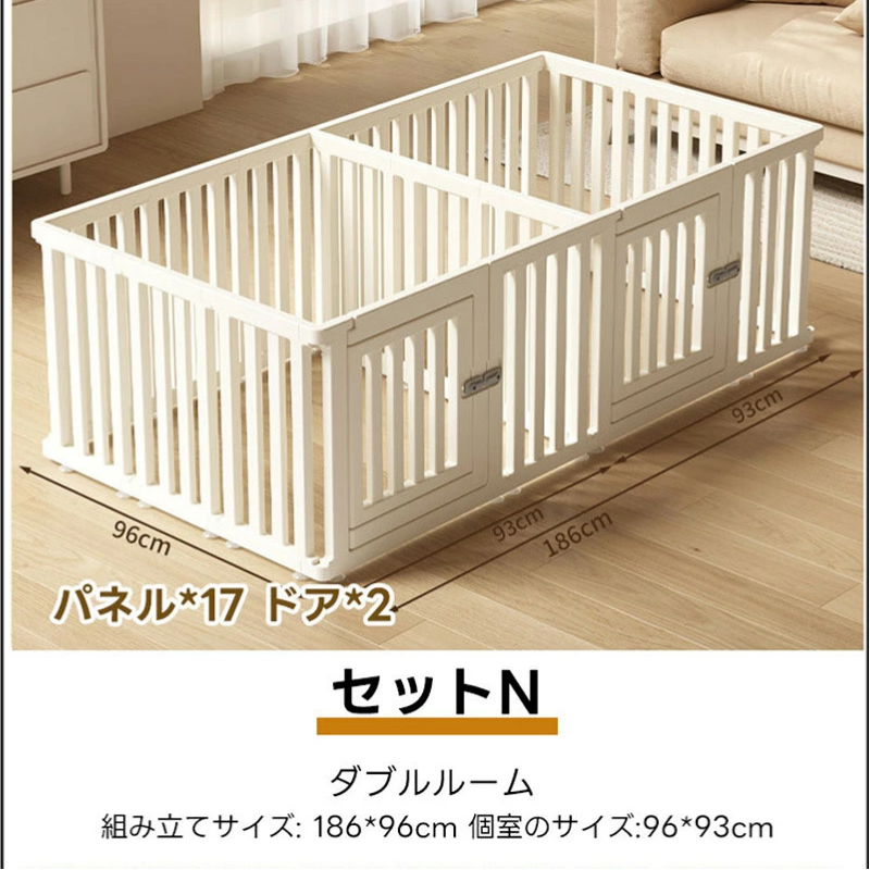 PETTENA 】 ペットサークル ドア付き 犬用風が通り抜ける 吸盤付き PETTENA 】 ペットサークル ドア付き 犬用風が通り抜ける 吸盤付き