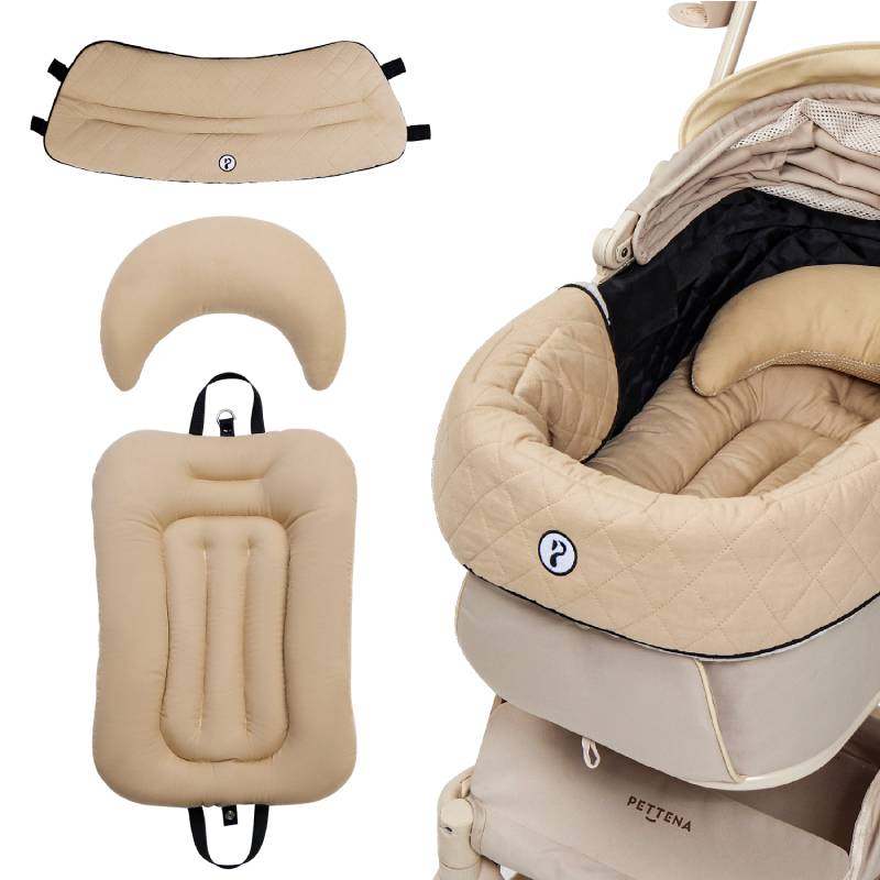 ペットカート MILOU Small Size + ダイヤ柄3点セット